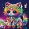 Diamond Painting Kit for Adults – 5D Special Shape Diamond Art, Cat Design, Crystal Rhinestones for Beginners, DIY Painting for Home Wall Decor & Gift – 12x12 Inch